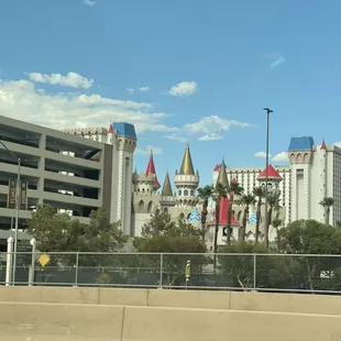 a view of the las vegas strip