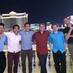 Incredible Strip View from the hottest nightclub in Vegas... Omnia!