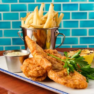 fish and chips, food