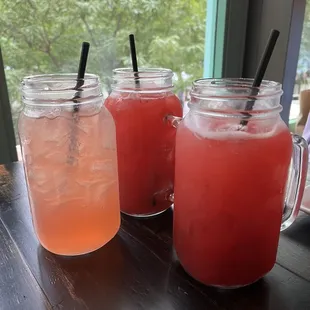 Watermelon &amp; raspberry margarita