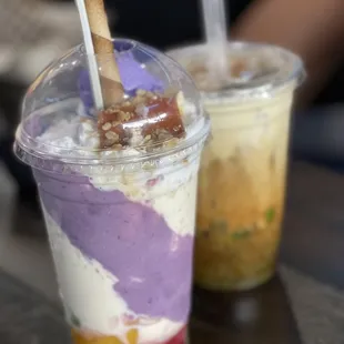 Halo halo and Spicer Barako