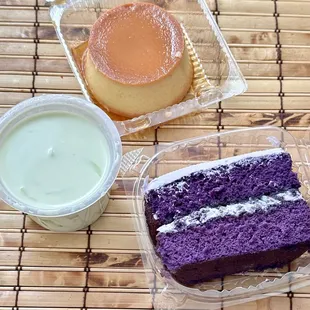 Buko Pandan, Leche Flan &amp; Ube Cake @ Grand Cypress on Racetrack Road, check out their FB and Instagram  for their Location - May 30, 2024