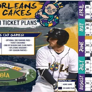 New Orleans Baby Cakes schedule 2019
