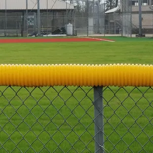 Newly renovated baseball field