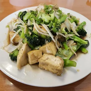 Veggie stir fried or tofu banh mi or veggie pho.  We have it all!!!!