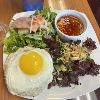Grilled beef skewers