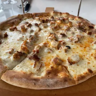 Buffalo Chicken Cutlet Pizza