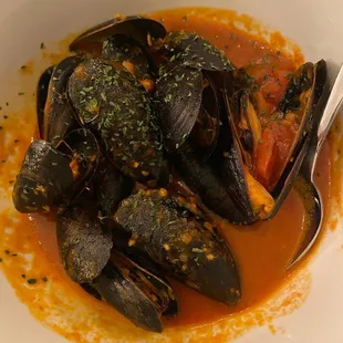 Mussels in Red