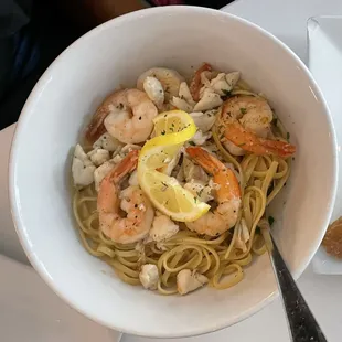 Lemon crab and shrimp