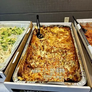 Catering Tray vegetarian Lasagna