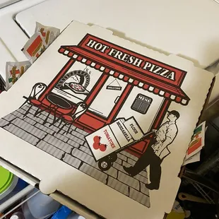 a pizza shop