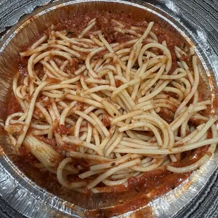 Kids spaghetti