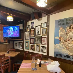 Cool German pub vibe w/great food
