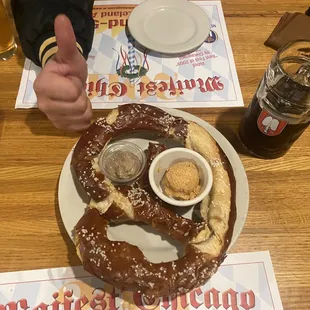 Jumbo Bavarian-Style Pretzel