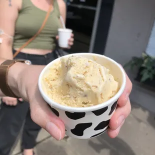Toffee ice cream