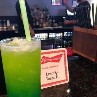 Full Liquor bar, 8 Craft Beers on draft and 23 imported and domestics