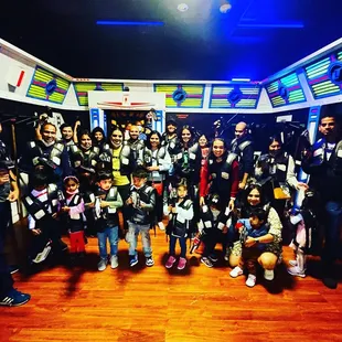 Laser tag group activity