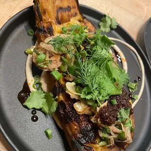 Roasted eggplant