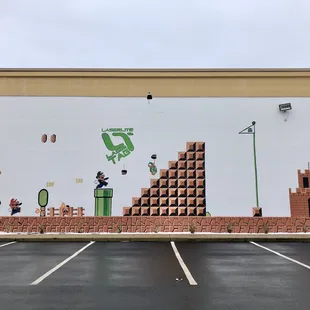 Mural outside of LaserLite