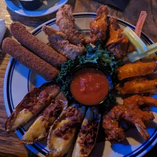 Sampler platter