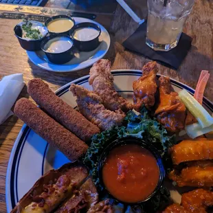 Sampler platter