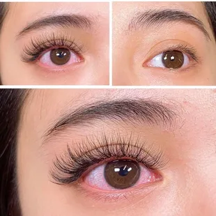 Hybrid eyelash extension