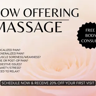 Therapeutic massage therapy