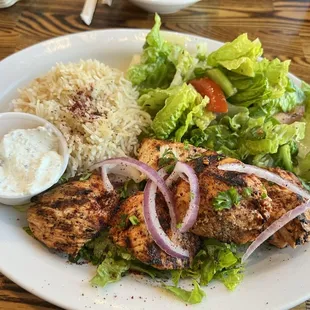 grilled fish, food
