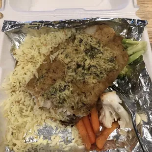 Key lime red snapper (I already ate some before remembered taking pictures ops!)