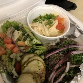 Shawarma Pita Platter Combo Dinner