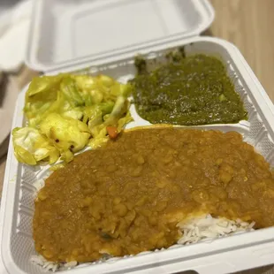 Mini vegetarian plate