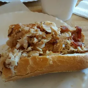 Grilled turkey, bacon &amp; cheese