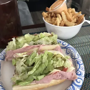Ham &amp; Cheese Hoagie
