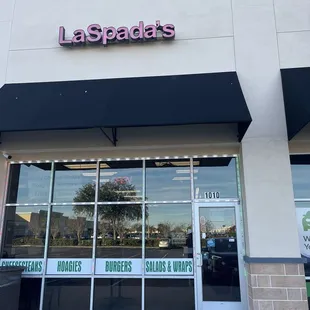 Front of establishment.