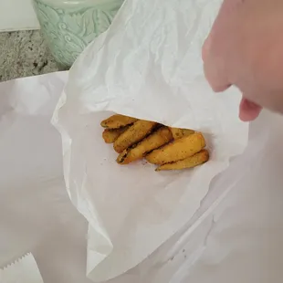 1/2 order of the zucchini fries