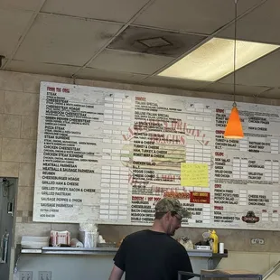 Wall Menu