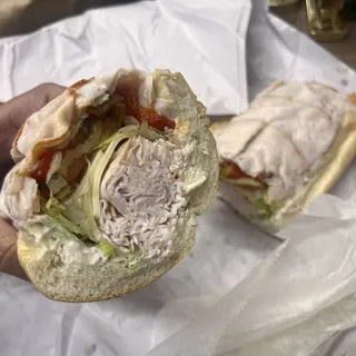 Turkey and Cheese Sandwich