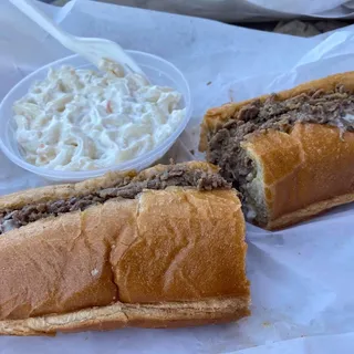Cheesesteak Hoagie Sandwich