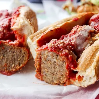 Meatball Parmesan Sandwich