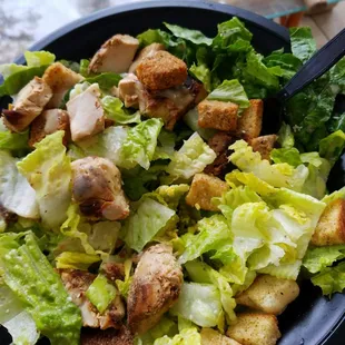 More croutons than anything else this nasty @#* salad