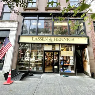 the front of the store