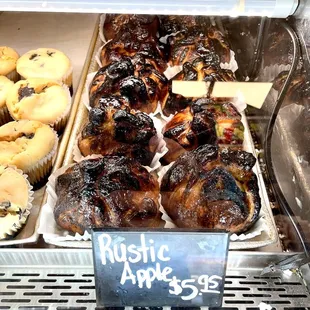 a variety of baked goods