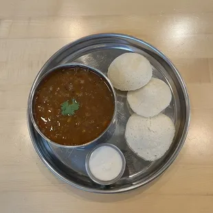 Sambar and Idli