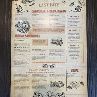 Food menu