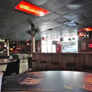 the interior of a restaurant