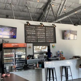 the inside of the restaurant