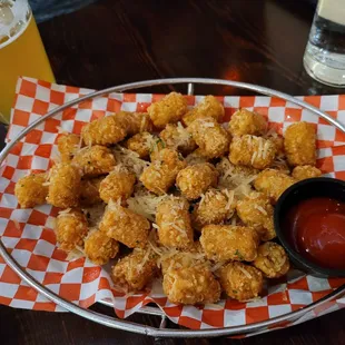 Truffle Garlic Tater Tots
