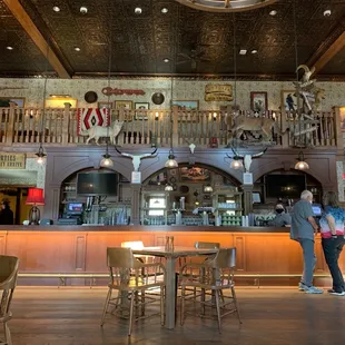 The bar with plenty of cold beer on tap!