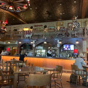 people sitting at the bar