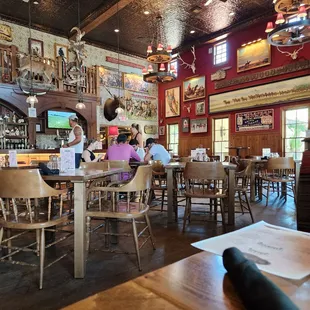 Expected old-timey decor